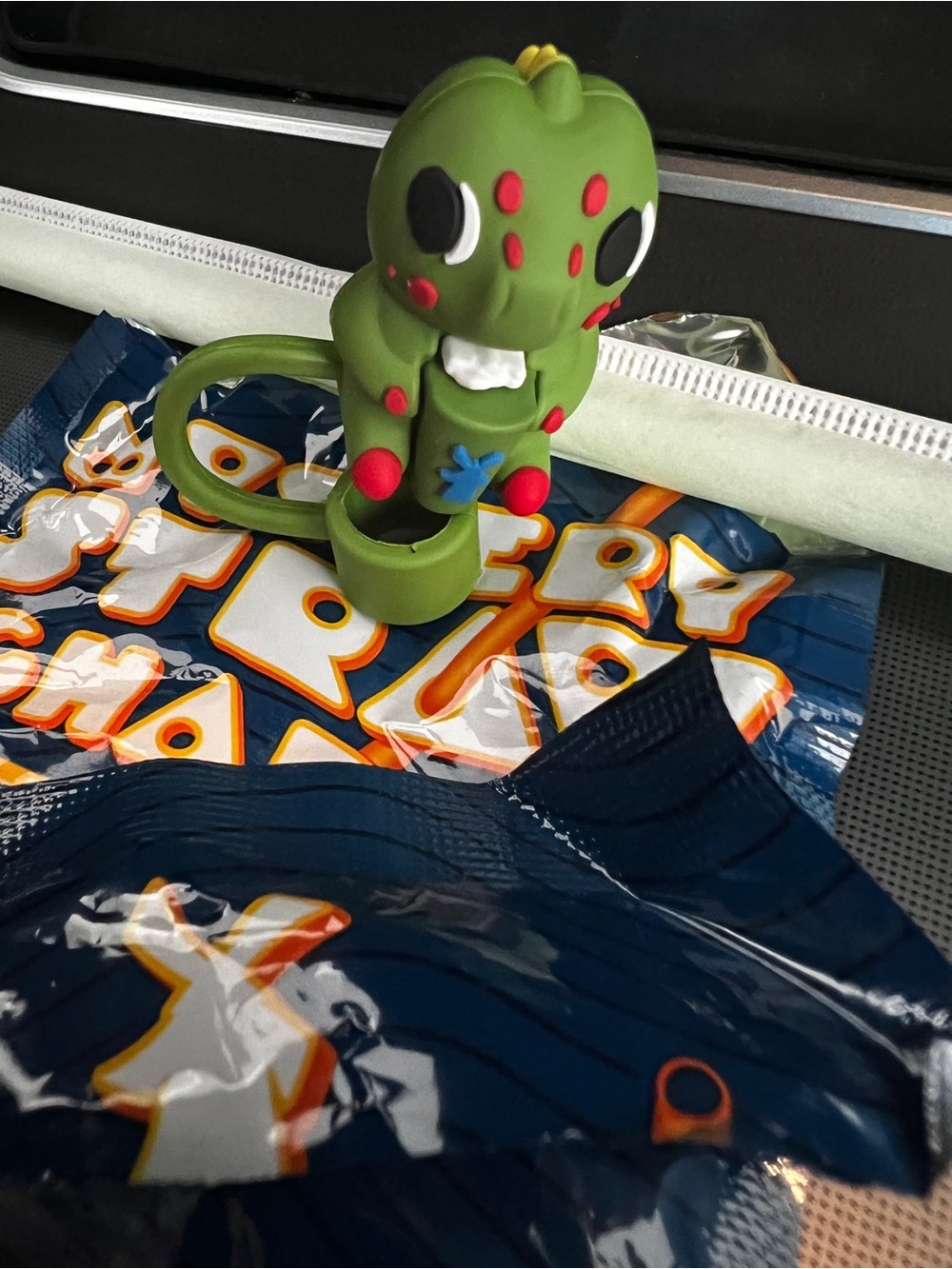 LIMITED RELEASE - Dutch Bros Green Dinosaur Straw Topper